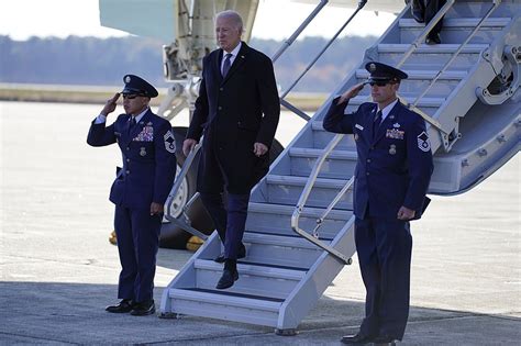 Biden arrives in Maine to mourns with community after a mass shooting that left 18 people dead